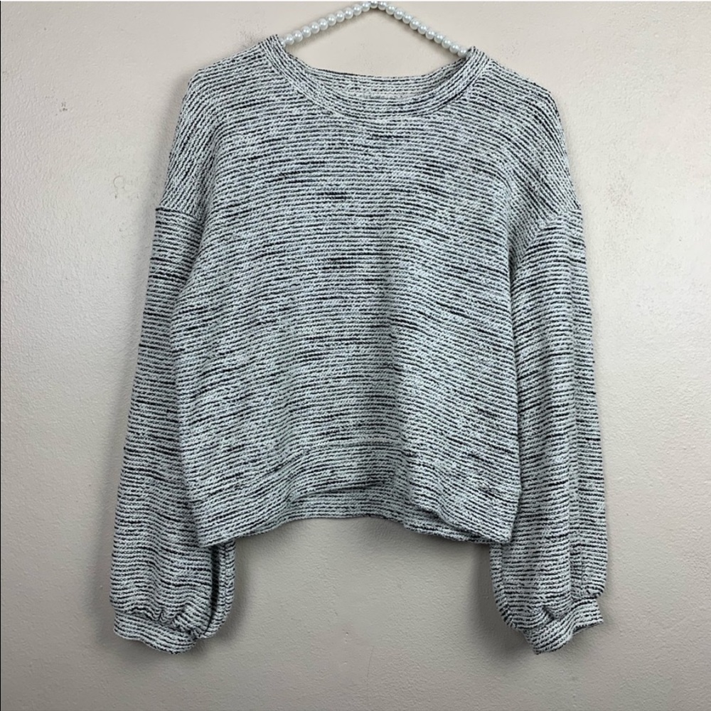 Madewell Texture & Thread Cropped Knit Sweater
